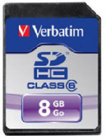 Verbatim SecureDigital SDHC Class 6 8GB (47176)